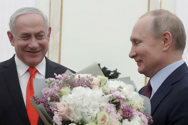 Binjamin Netanjahu i Władimir Putin