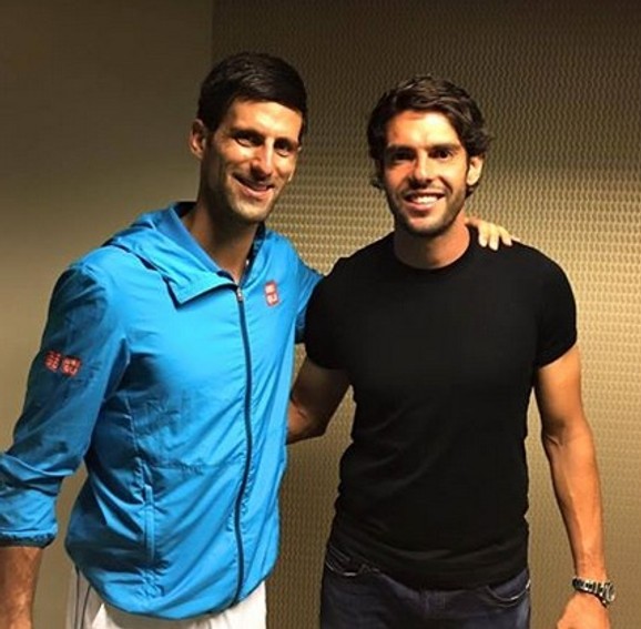 Kaka i srpski teniser Novak Đoković