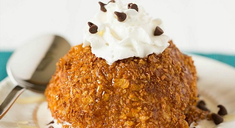 Fried ice cream