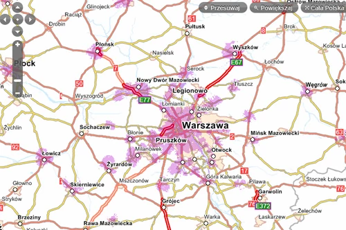 Zasięg LTE rozczarowuje nawet w okoliach Warszawy. Warto więc przetestować usługę, zanim dacie się naciągnąć specom od marketingu