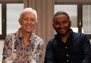 Martina Navratilova je u razgovoru sa Amolom Rajanom rekla da ima utisak da je Amerika postala „totalitarna" država | Foto: BBC