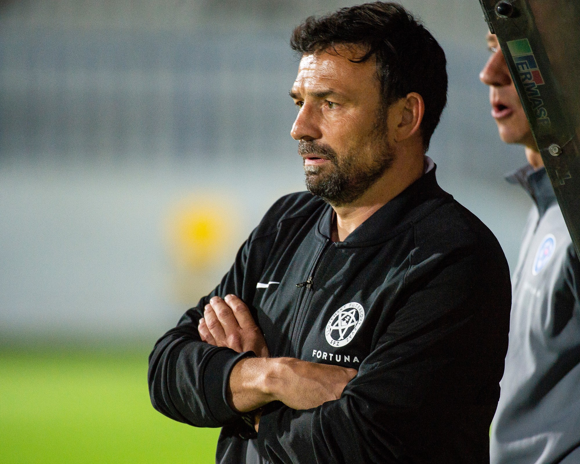 Tréner futbalovej reprezentácie Slovenska Samuel Slovák.