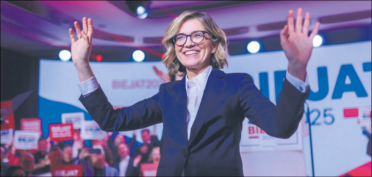 Magdalena Biejat na wczorajszej konwencji Nowej Lewicy