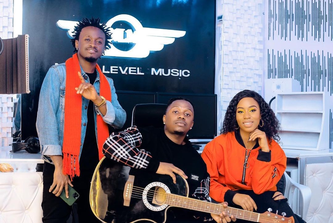 Bahati flies to Tanzania to shoot Music video with Rayvanny (Photos)