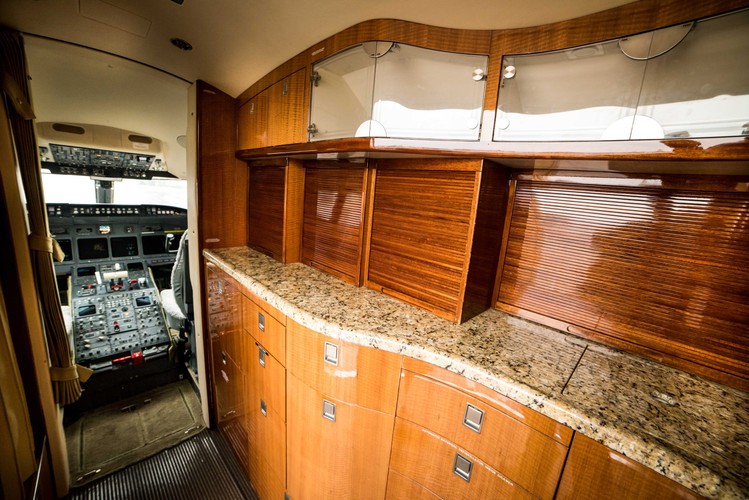 Prezentowany Boeing MSA to samolot rozpoznawczy wyposażony w radary i sensory, które pozwalają na obserwację obiektów na morzu i pod wodą, ale także na lądzie. <br><br>(tż/cat) PAP/Tytus Żmijewski