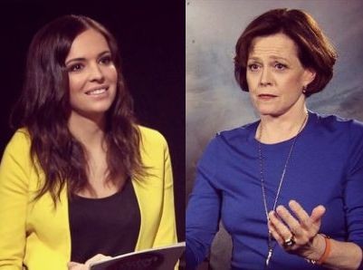 Anna Wendzikowska, Sigourney Weaver