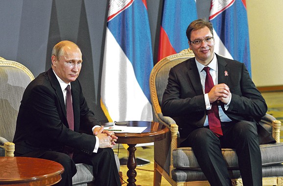 Vladimir Putin i Aleksandar Vučić