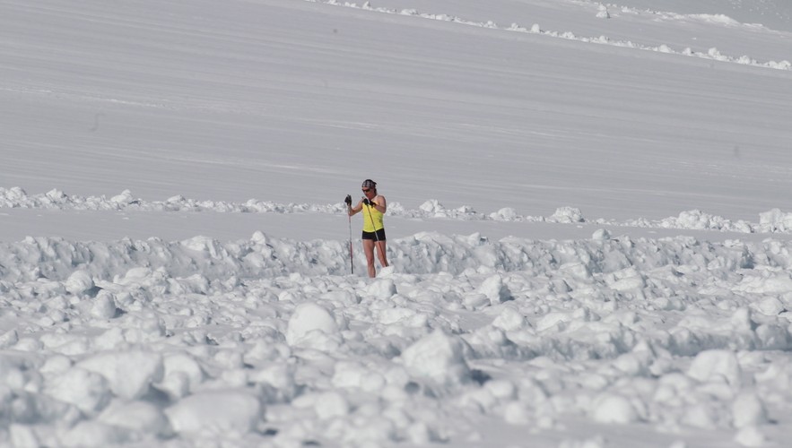Justyna Kowalczyk trenuje na lodowcu. Polka szykuje się do sezonu