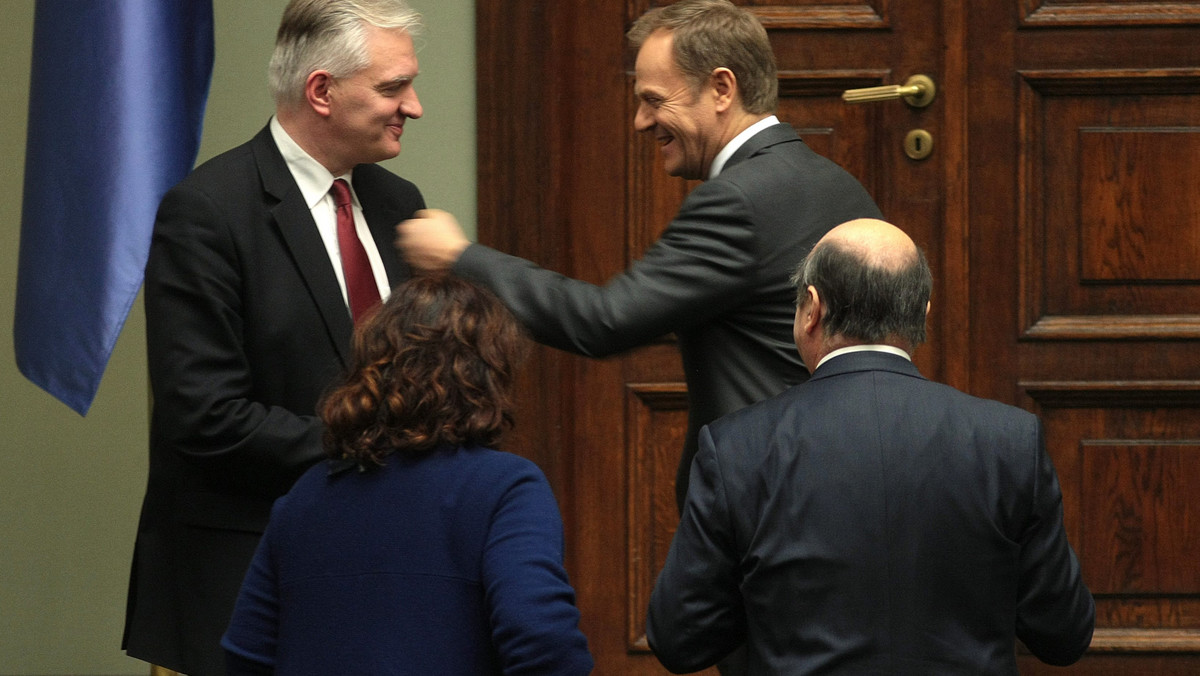 Jarosław Gowin i Donald Tusk w 2011 r.