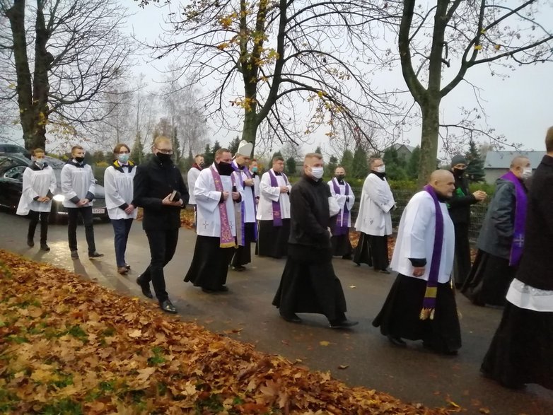 Pogrzeb biskupa Zawitkowskiego