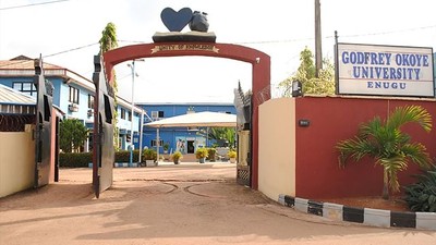 Godfrey Okoye University, Enugu.