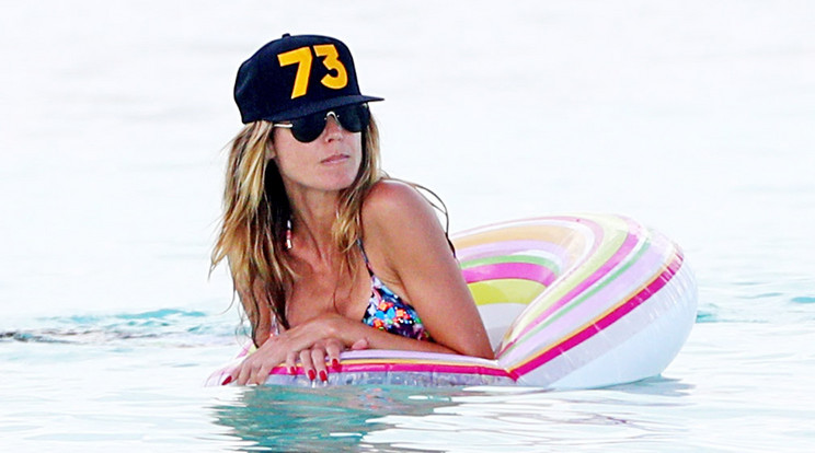 Heidi Klum éppen Saint-Barthélemy szigetén nyaral gyermekeivel/ Fotó: Northfoto