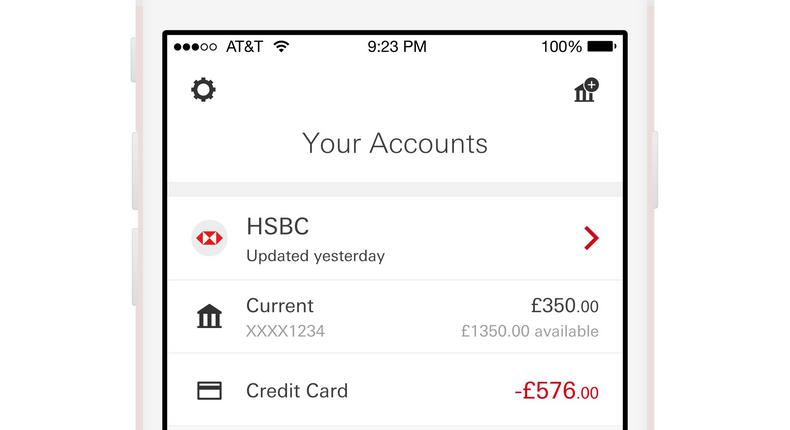 HSBC's SmartSave app.