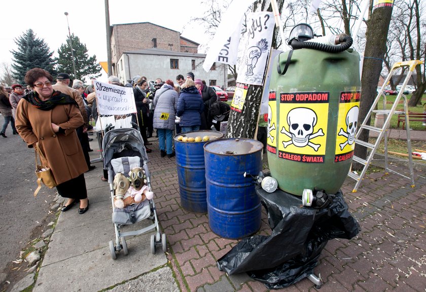 Protest w Dąbrowie Górniczej