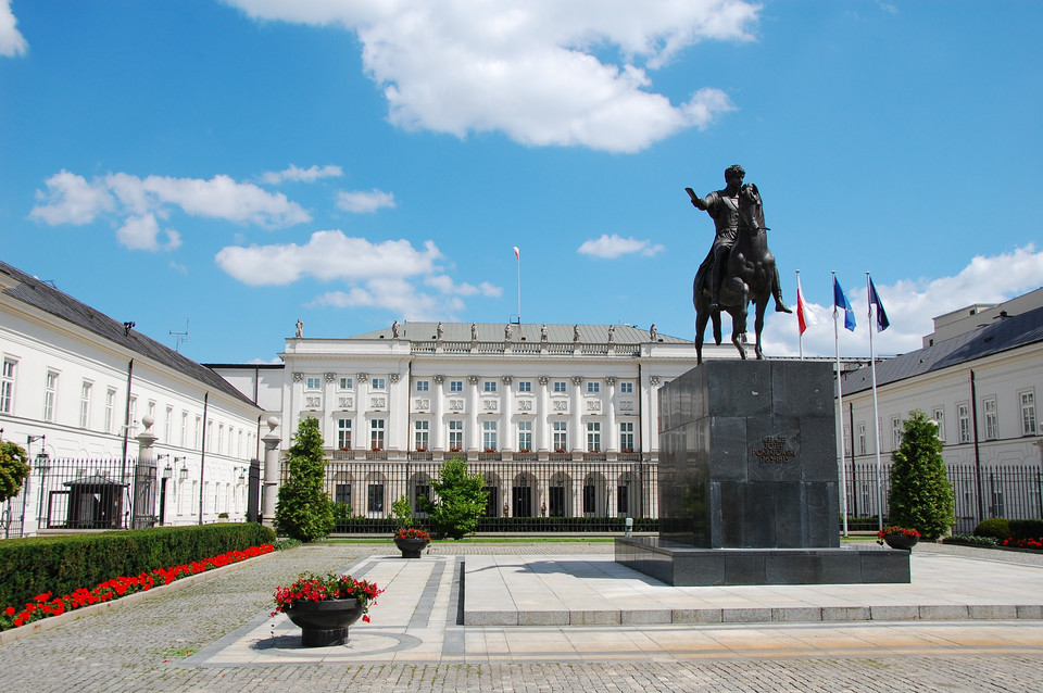 Warszawa - zwiedzanie Pałacu Prezydenckiego i Belwederu