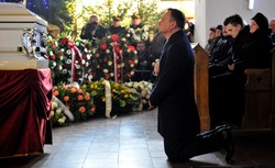 Pogrzeb kierowcy ciężarówki, który zginął w zamachu w Berlinie. W ceremonii wziął udział prezydent [ZDJĘCIA]