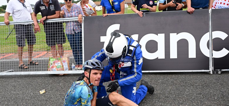 Sanchez wycofał się z Tour de France po wypadku na czwartym etapie