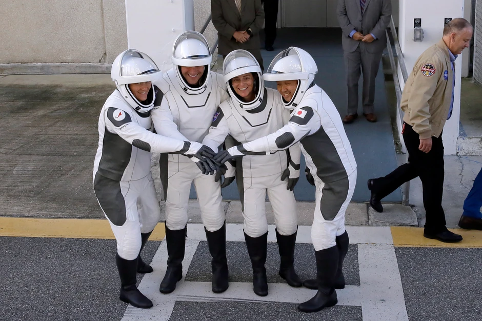 Astronauti Ana Kikina, Džoš Kasada, Nikol Man i Koiči Vakata