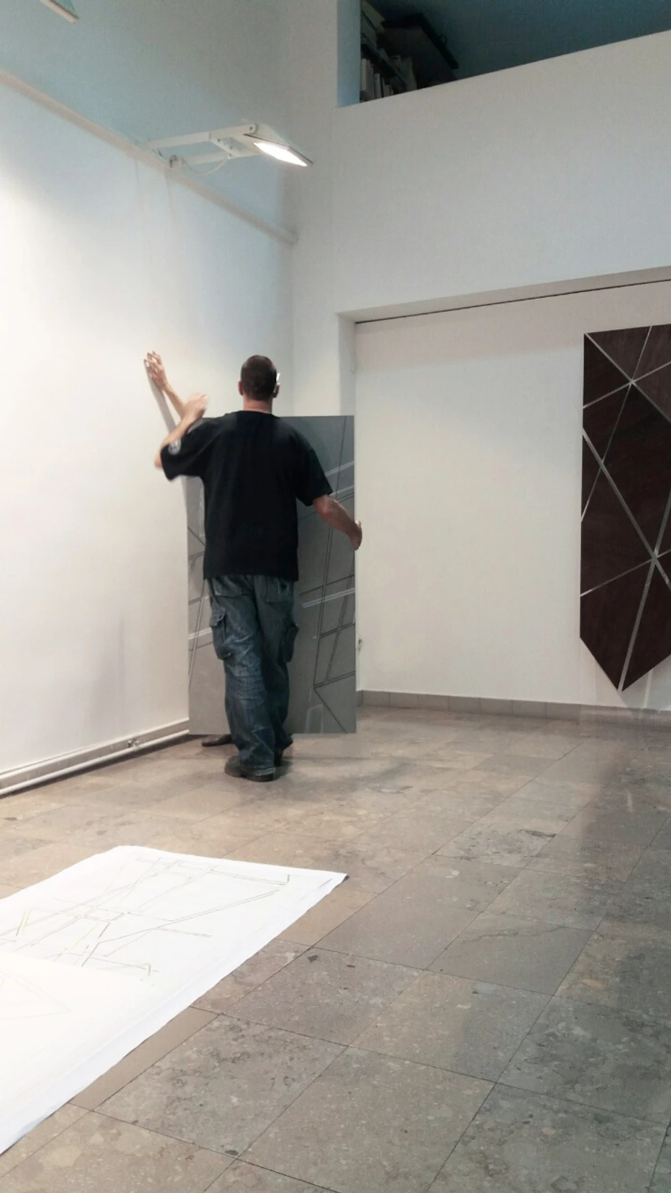 DISPOZICIJE, izložba B. Kuzmanović.