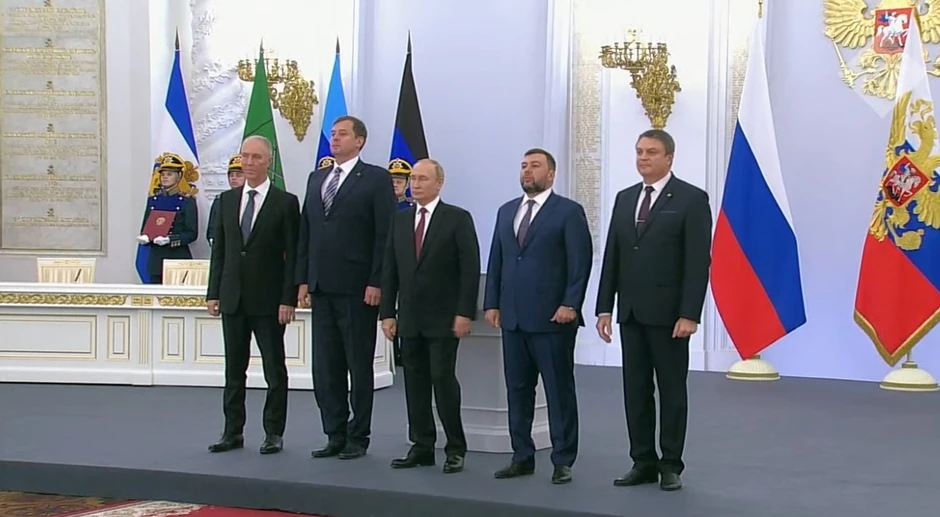 Putin i lideri četiri oblasti