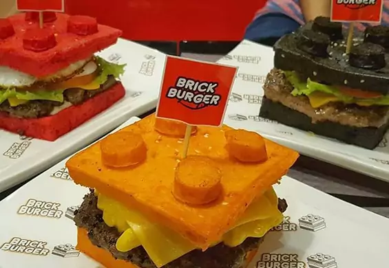 Fani Lego otworzyli restaurację. Robią burgery w kształcie klocków