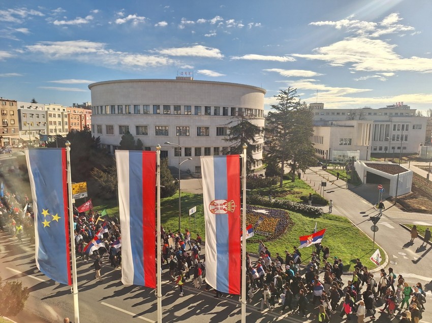 Studenti iz Novog Sada kreću za Beograd