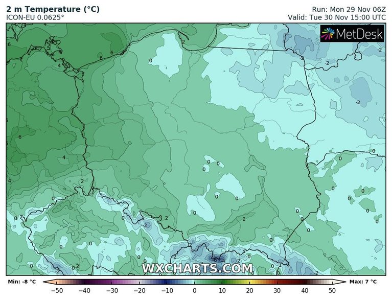 Na zachodzie zrobi się cieplej