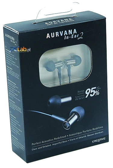 Firma Creative dba o jakość pudełek, co widać także po modelu Aurvana In-ear 2