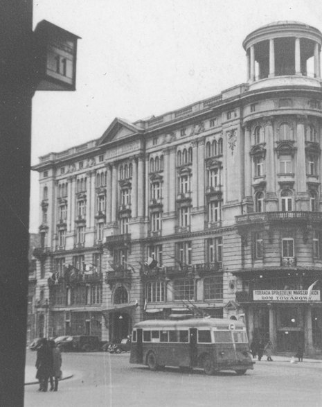 Hotel Bristol w Warszawie w 1948 r.