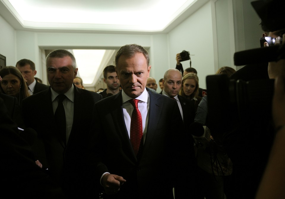 Donald Tusk, fot. Adam Chelstowski\FORUM