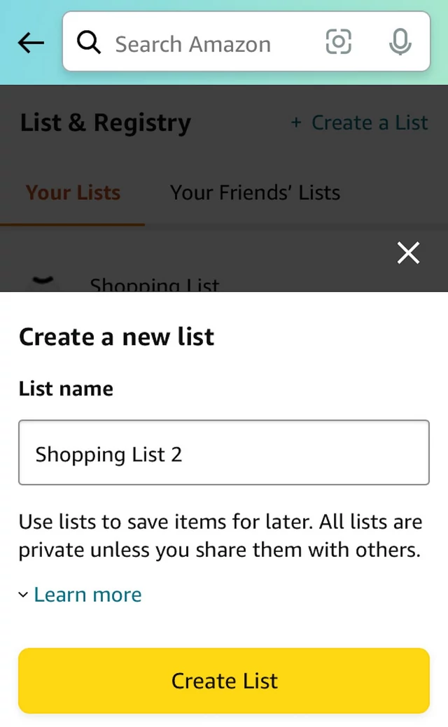 How to make address private on amazon wishlist