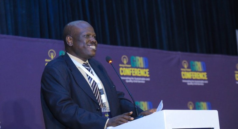 Kenya Power CEO & MD Joseph Siror speaks during the Kenya Power Grid Conference on June 8, 2023