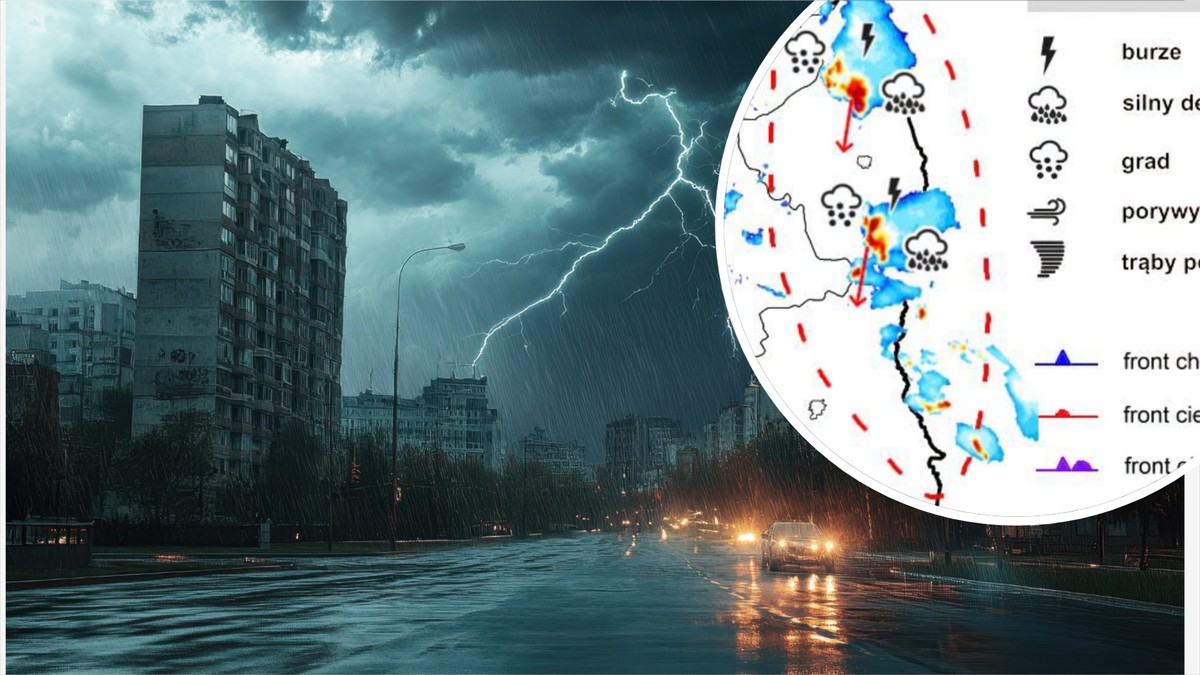 Alert w ośmiu województwach. Możliwe burze, silny deszcz i podtopienia