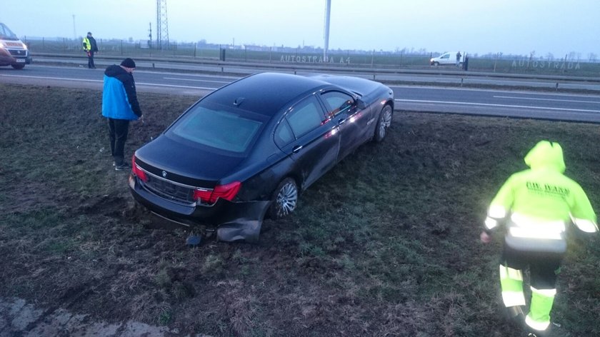 Wypadek limuzyny Andrzeja Dudy