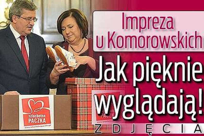 Impreza u Komorowskich. Jak pięknie wyglądają!