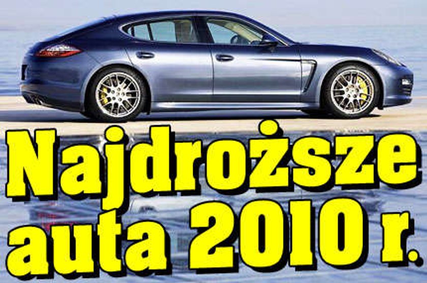 Najdroższe auta 2010