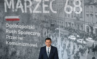Premier Morawiecki: Marzec '68 jest dla mnie symbolem drogi do wolności i solidarności