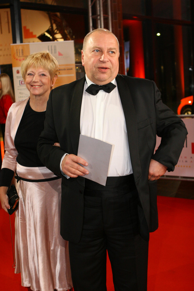 Jerzy Stuhr i jego żona Barbara