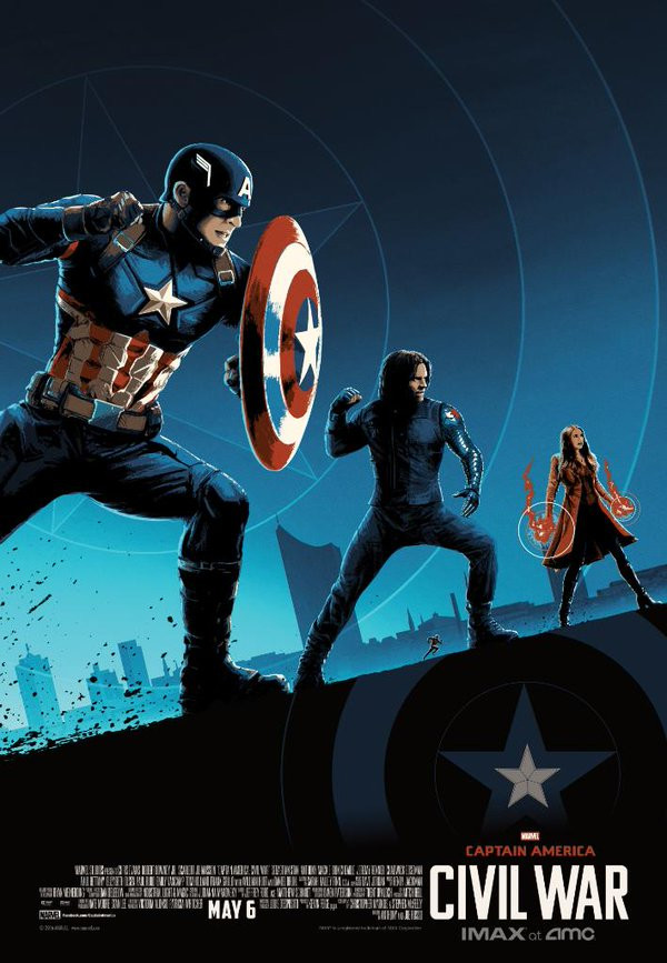 "Kapitan Ameryka: wojna bohaterów" - plakat