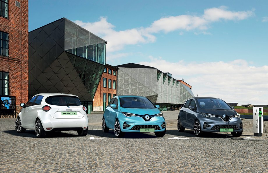 Wersje Renault Zoe - zdjęcie poglądowe