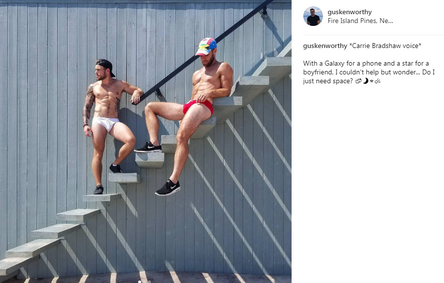 Gus Kenworthy na Instagramie