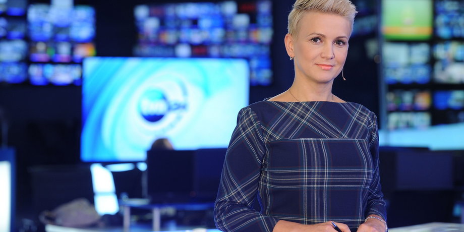 Marta Kuligowska od lat prowadzi serwisy informacyjne w TVN24