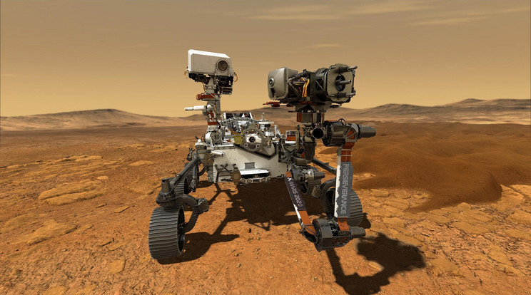 A NASA egyik marsjárója bizonyítékot talált egy egykori tóra a Mars felszínén / Illusztráció: Northfoto