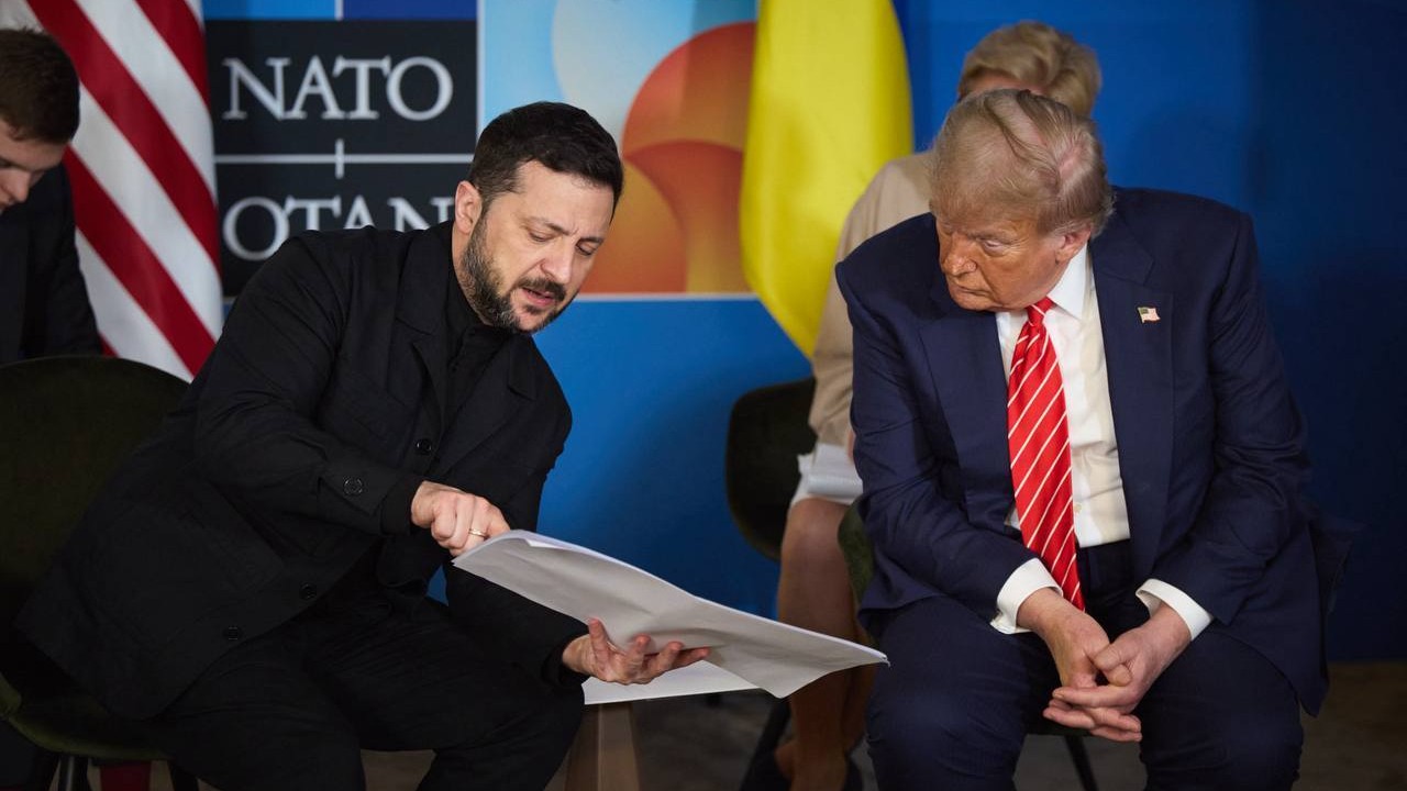 Donald Trump a Volodymyr Zelenskyj