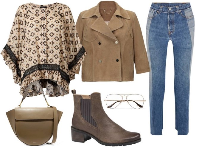 Modny Dziki Zachód. STYLIZACJA: Bluzka - Cristina Effe/cristinaeffe.com, żakiet - Boca/boca.pl, buty - Caprice/caprice.pl, spodnie, torebka, dodatki - TK Maxx