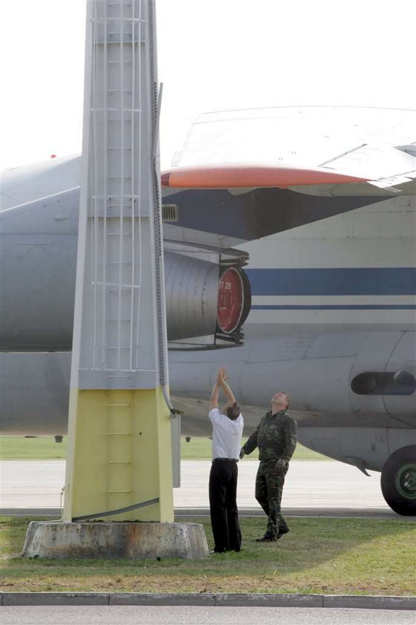 Samolot Putina uderzył w słup w Gdańsku