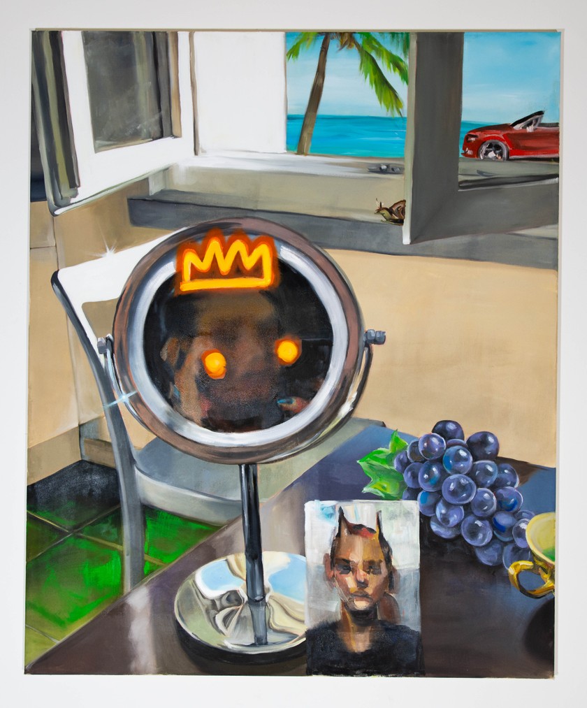 Elle tend un miroir à la société et à elle-même, comme ici avec «I'm sipping wine».