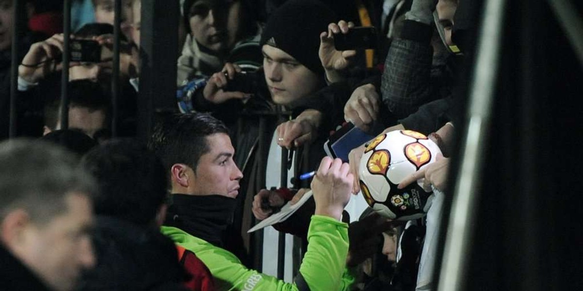 Cristiano Ronaldo w Polsce