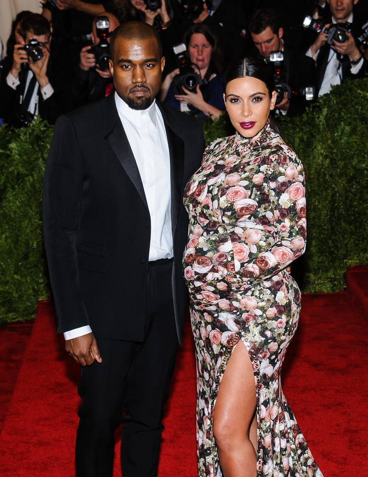 Kim Kardashian i Kanye West / Fot. Newspix