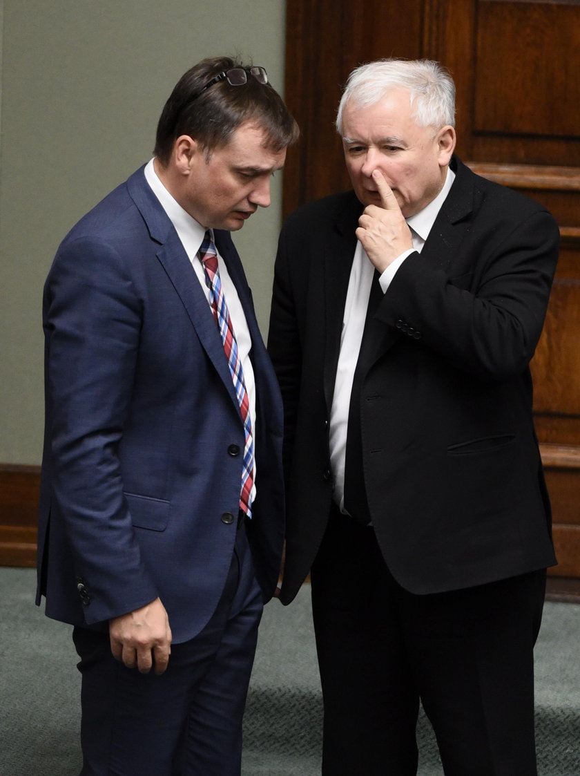 Zbigniew Ziobro i Jarosław Kaczyński